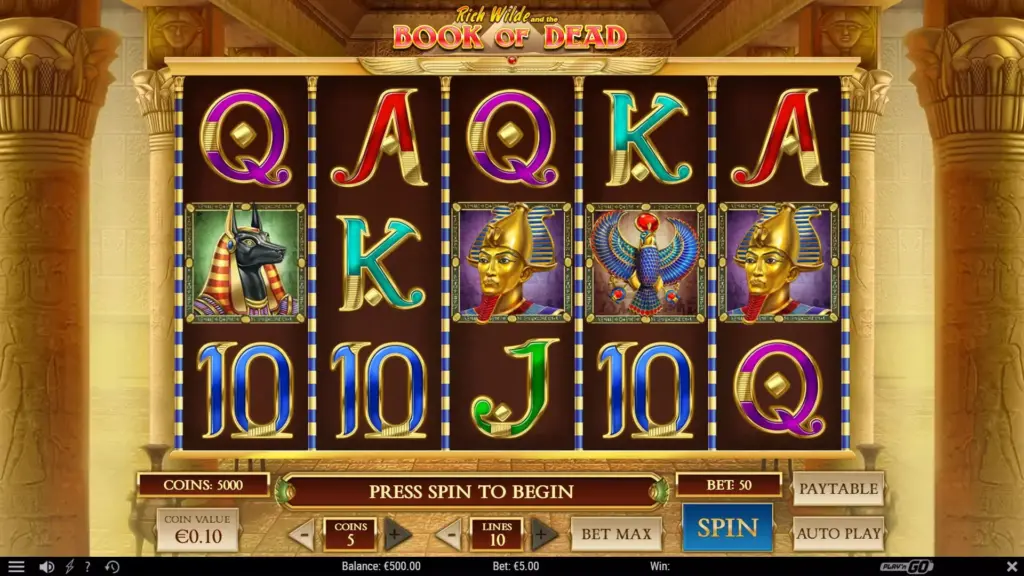 Online slot gameplay during free spins no deposit promotion