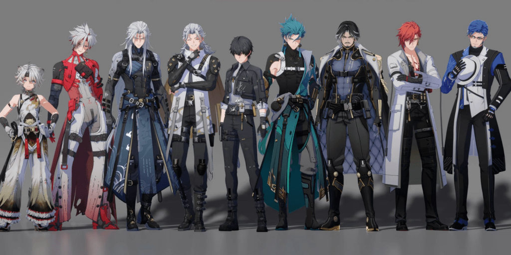 Character lineup showcasing overall balance across roles and power levels