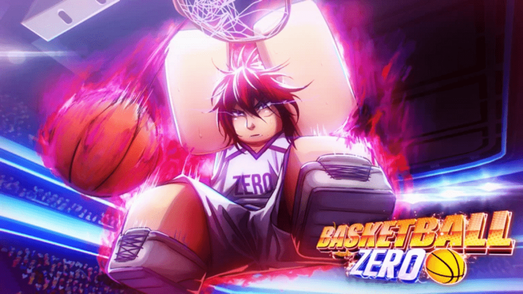 Basketball Zero gameplay artwork illustrating progression mechanics and performance-based code rewards