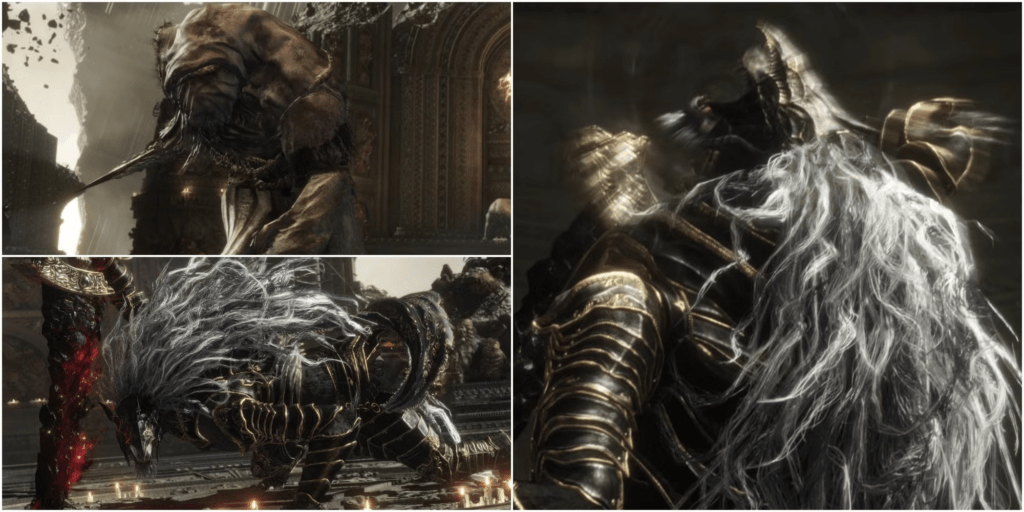 Maliketh phase two positioning showing close-range survival and attack timing