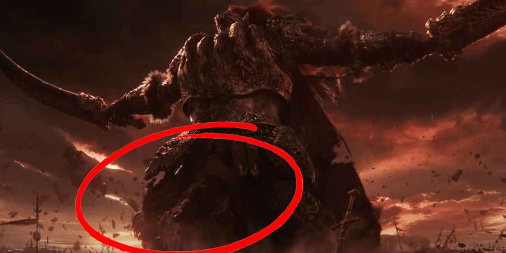 Player executing hit-and-run attacks on Torrent while Radahn focuses on summoned NPCs