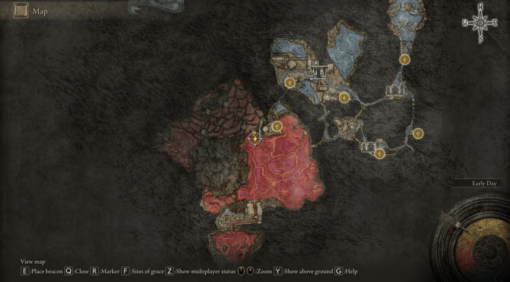 Somber Smithing Stone 7 found on corpse in hazardous late-game Elden Ring region