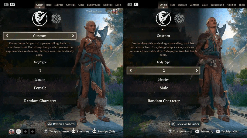 Four player cooperative RPG session with shared dialogue decisions