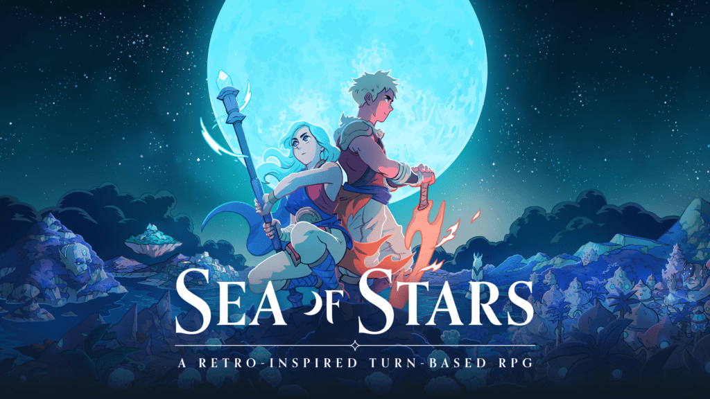 Sea of Stars artwork highlighting shared RPG progression and cooperative turn-based adventure